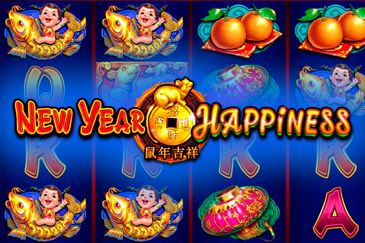 New Year Happiness - Ruby Play slot at Friday Roll Casino Casino